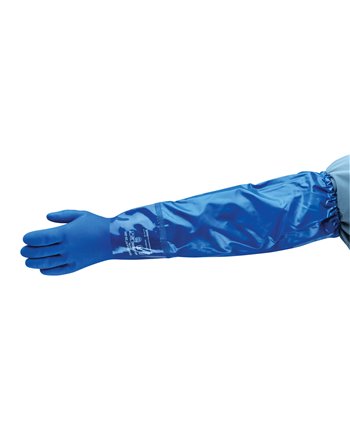 VersaTouch® 23-201 Gloves,, 24" L, PVC, Cotton Inner Lining, 30-mil