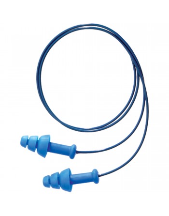 Howard Leight™ SmartFit® Metal Detectable Reusable Earplugs, Corded, One-Size, Bulk - Box/100, 25 NRR dB