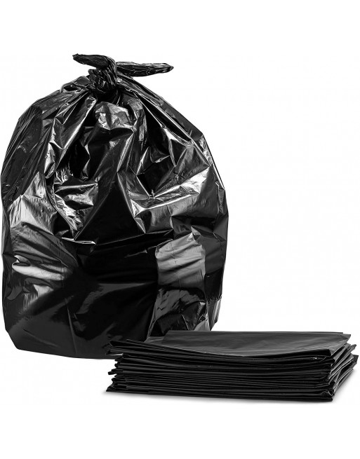 Boardwalk Garbage Bags, Black, 35" x 50", 3 Mil, 75/Case